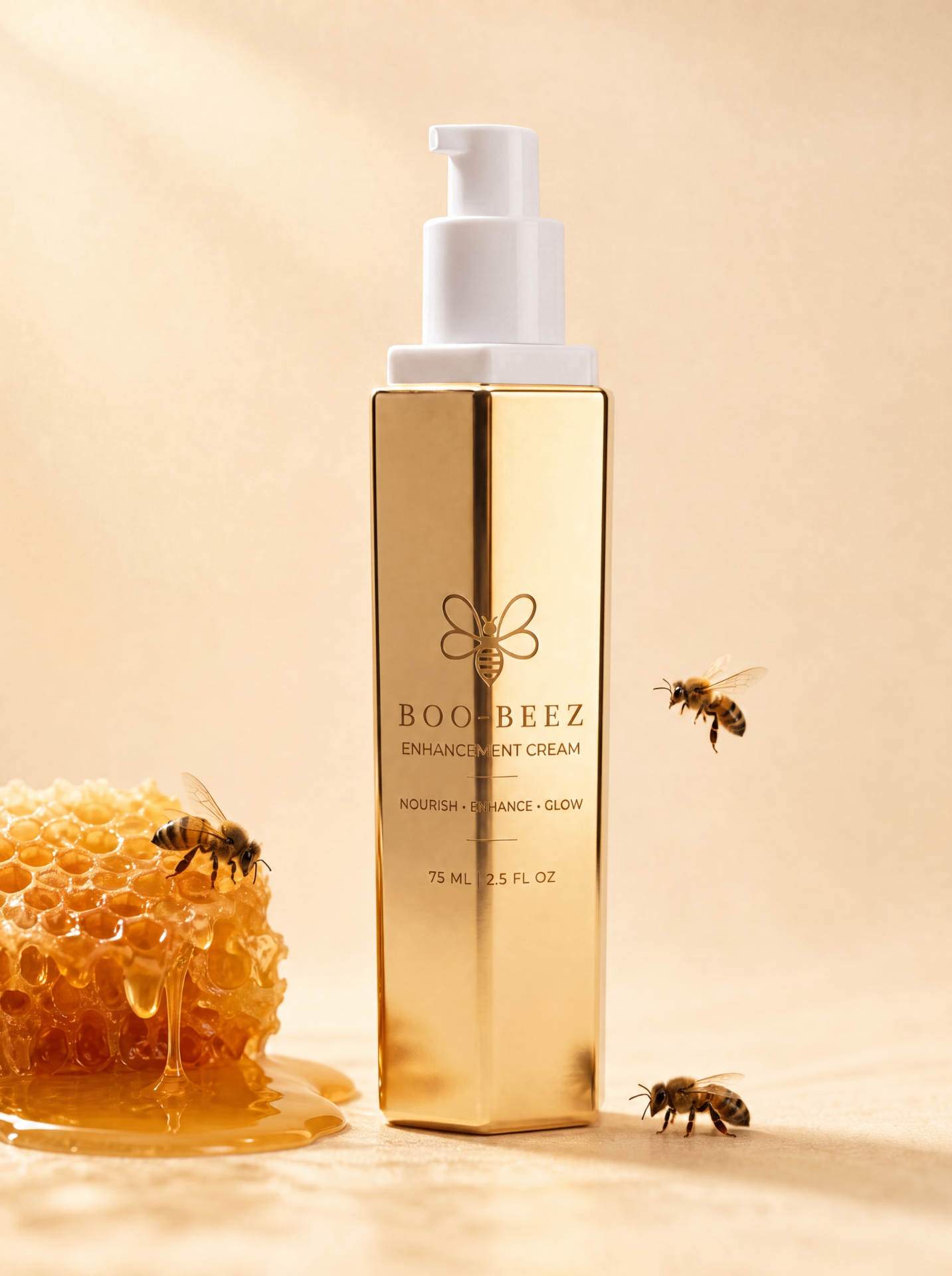Boo-Beez Cream — luxury hexagonal packaging